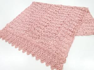 レース草花模様ショール